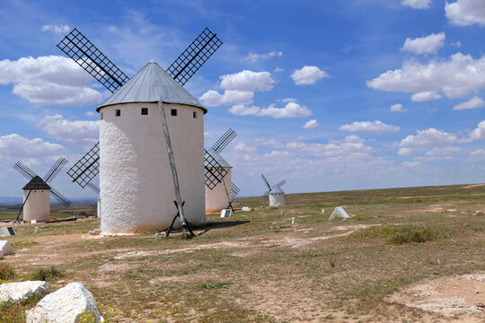 Die Windm&uuml;hlen von Campo Criptana La Mancha