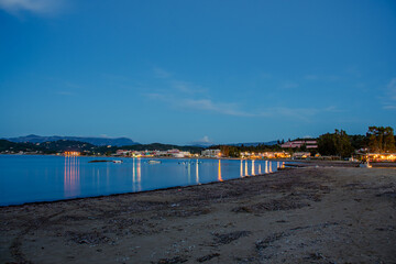 Fototapeta na wymiar sidari beach in corfu, Greece