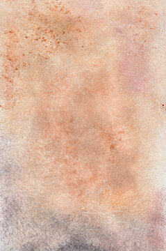 Abstract background shade of brown somon. Gouache stains and splashes for scrapbooking, lettering, wrapping paper, wallpaper