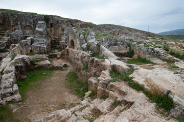 Fototapeta na wymiar トルコ Perrin ancient city／Pirin Ruin