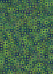 Abstract Geometric Pattern generative computational art illustration