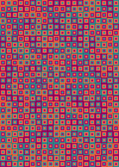 Abstract Geometric Pattern generative computational art illustration