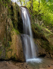 Ripaljka waterfall in Ozren mountain near Sokobanja in Eastern Serbia
