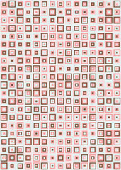 Fototapeta premium Abstract Geometric Pattern generative computational art illustration