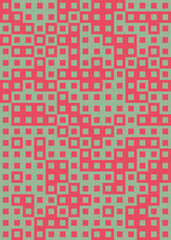 Abstract Geometric Pattern generative computational art illustration