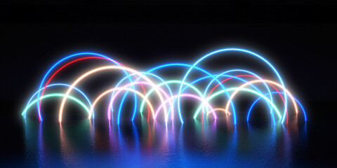 Fun Partying Nightlife Abstract Background