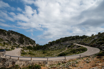 Carrer Zona Formentor - Der Weg zum Cap de Formentor auf Mallorca