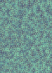 Abstract Geometric Pattern generative computational art illustration