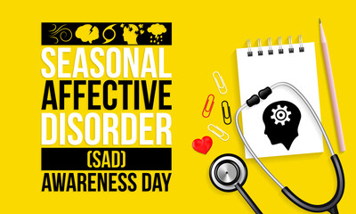 Seasonal affective disorder (SAD) awareness day is observed every year in July, it is a type of depression that's related to changes in seasons, it begins and ends at about the same times every year.