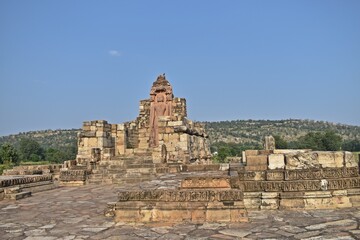ancient hindu and jain temple remains in Alwar,rajasthan,india,asia