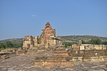 Fototapeta premium ancient hindu and jain temple remains in Alwar,rajasthan,india,asia