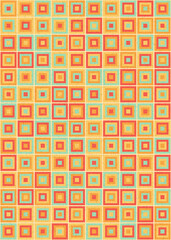 Abstract Geometric Pattern generative computational art illustration
