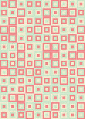 Abstract Geometric Pattern generative computational art illustration