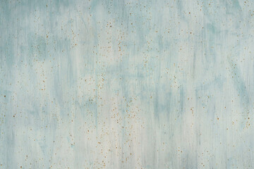Painted in green old cracked metal rusted background. Metal texture. Erosion metal. Scratched and dirty texture on outdoor metal wall.