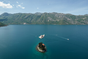 Islands in Kotor bay