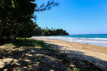 Beach on the southern island of Indonesia