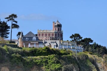 Fototapeta premium The beautiful seascape at Saint-Quay-Portrieux in Brittany France