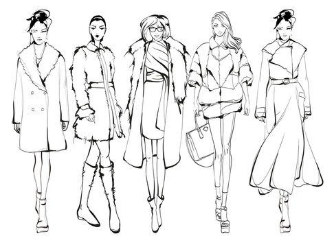 Fashion croquis drawing croquis poses drawing fashion figure sketch fashion  illustrat… | Fashion figure drawing, Fashion model sketch, Fashion  illustration template
