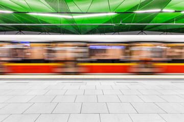 Metro w Warszawie - obrazy, fototapety, plakaty