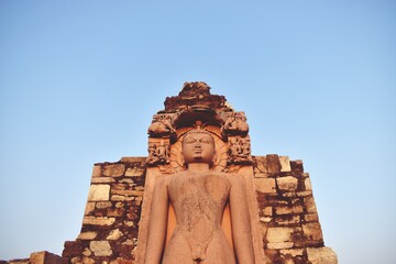 ancient hindu and jain temple remains in Alwar ,rajasthan,india,asia