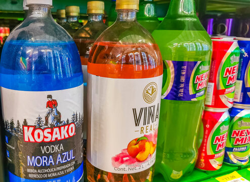 Buy Kosako Vodka Mora Azul Vina Real peach wine Mexico.