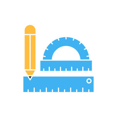 Pen and ruler icon