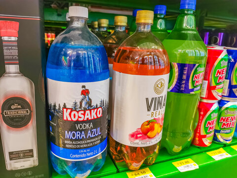 Buy Kosako Vodka Mora Azul Vina Real peach wine Mexico.
