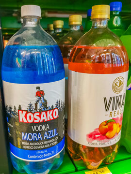 Buy Kosako Vodka Mora Azul Vina Real peach wine Mexico.