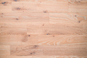 Natural wood laminated background top view, flat lay