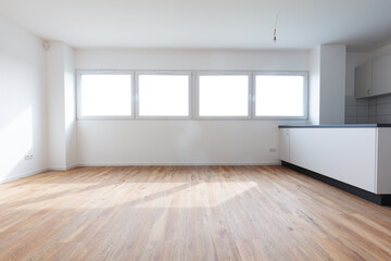 Empty new office room with small kitchen for rent