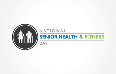 National Senior Health and Fitness day observed on last Wednesday in May.