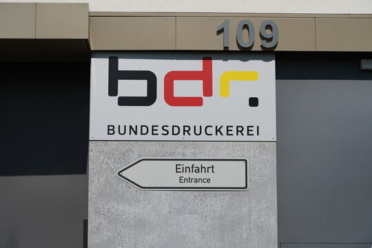 Bundesdruckerei, bdr, Berlin, 15.05.2021