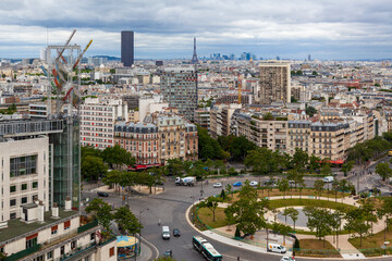 Vue sur la place d'Italie, Paris