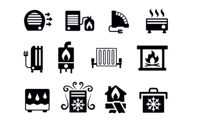 Home Appliances Icons vector design