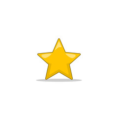Obraz premium star shape logo. Vector illustration.