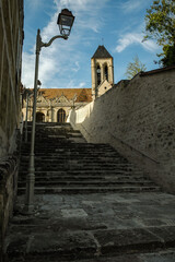 L'escalier et l'église