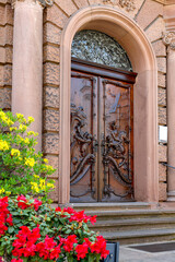 Worms am Rhein, Heylshof Eingang