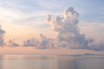 Colorful of skyscape and beautiful cloud