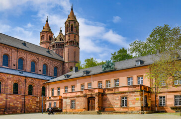 Worms am Rhein, Dom und Schlossplatz
