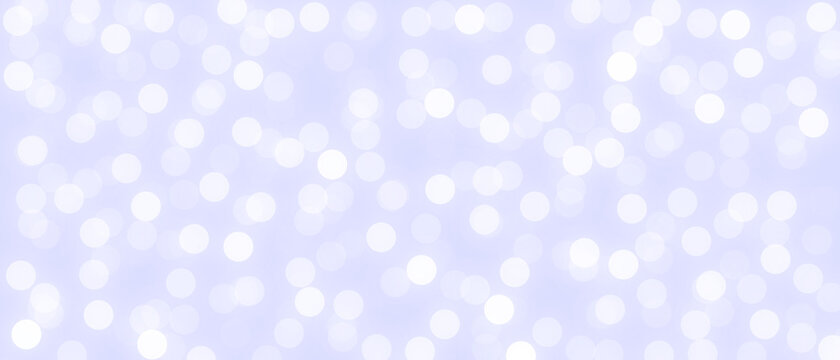 White circle bokeh on purple background