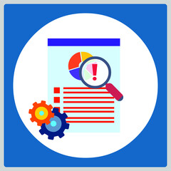Vector illustration for Risk Analysis EPS10.e