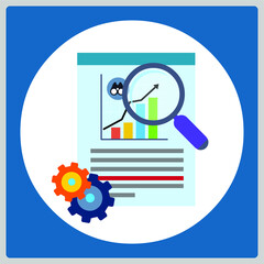 Vector illustration for Sales Forecasting EPS10