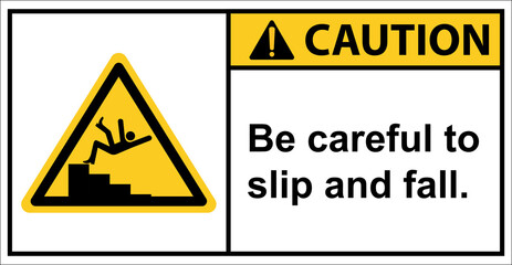 Should be careful when walking up the stairs.,Caution sign.