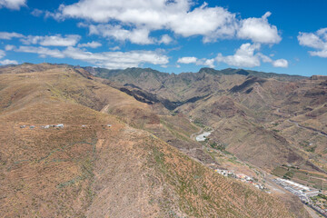 La Gomera. Aerial photo of the San Sebastian marina and town, La Gomera, Canary Islands.