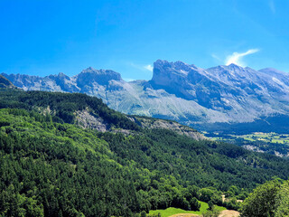 Fototapeta na wymiar Altos Alpes franceses