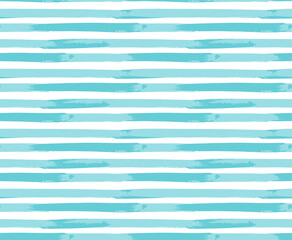 Stroke blue seamless pattern. Hand made vector illustration for wrapping paper, cloth, textile, fabtic