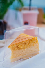 Food Bakery and Soft drink in public coffee shop at Champasak, Laos