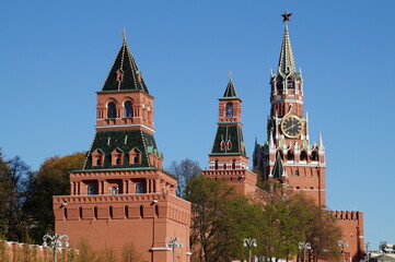 Fototapeta na wymiar moscow kremlin