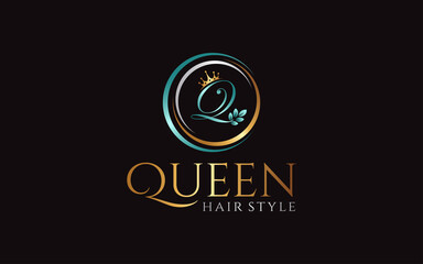 Illustration graphic vector of hair beauty modern style logo design template
