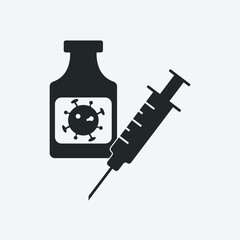 syringe and medicine